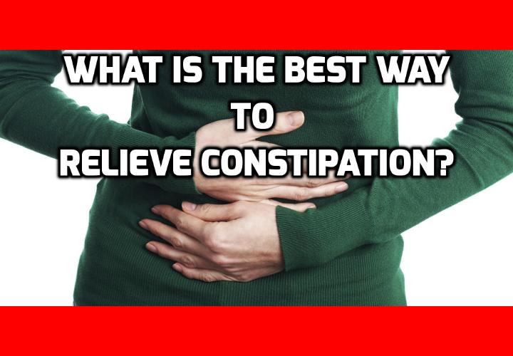 What is the Best Way to Relieve Constipation? RELIEVE CONSTIPATION WITH ALOE VERA - Aloe Vera is a wonder herb that has been around for thousands of years. It has been used for both external and internal problems – skin rashes, burns, ulcers, internal bleeding. It also promotes bowel movements, which helps to relieve constipation. 