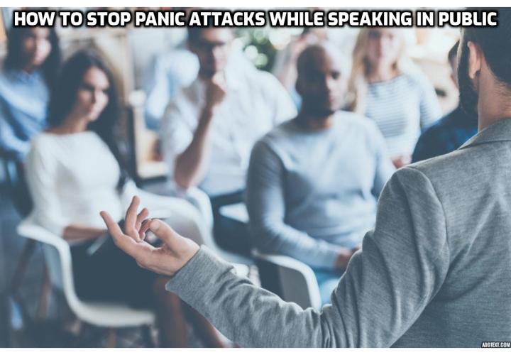 How do I Stop Panic Attacks While Speaking in Public? Read on to learn more about Barry McDonagh’s Panic Away program, which is designed to help people around the world deal with their anxiety and avoid panic attacks.