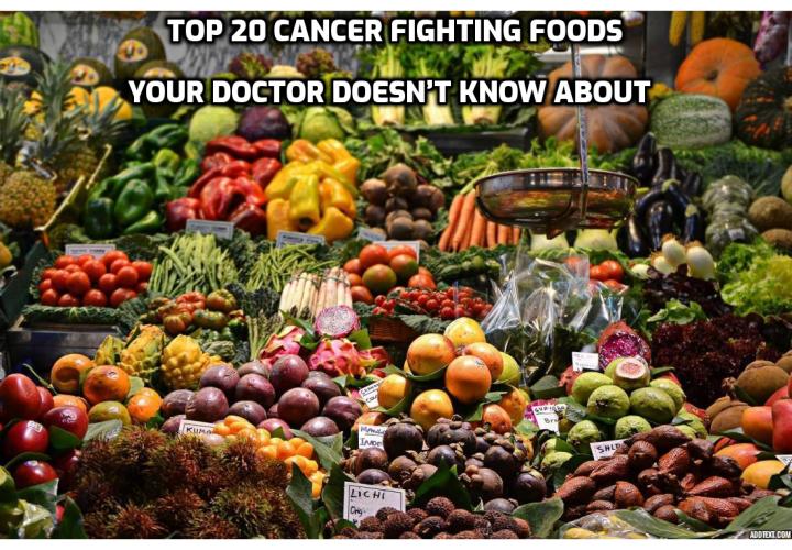 A diet high in sugar and processed foods creates inflammation and the perfect environment for cancer. Refined oils and refined carbohydrates are also linked to cancer growth. Luckily, many foods have been proven to prevent and fight cancer. Listed here are the top 20 cancer fighting foods you should include in your diet.
