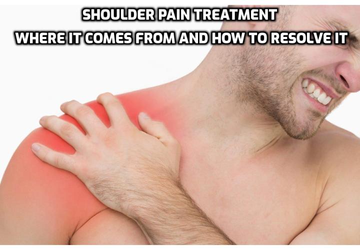 Shoulder Pain Treatment - A simple combination of stretches and basic exercises strengthen and heal the shoulder back to normal, and the pain disappears. The key is to use the right stretches and exercises for your particular type of injury. If you don't get the right ones, you might end up doing more damage than good - that's why most people go to professional physiotherapists for help with their shoulder pain.