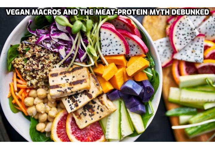 It’s a myth that you can’t get enough of vegan macros in a vegan bodybuilding diet. If you eat enough of the right calories and protein, train hard, and get enough sleep, you will build muscle as a vegetarian or vegan.