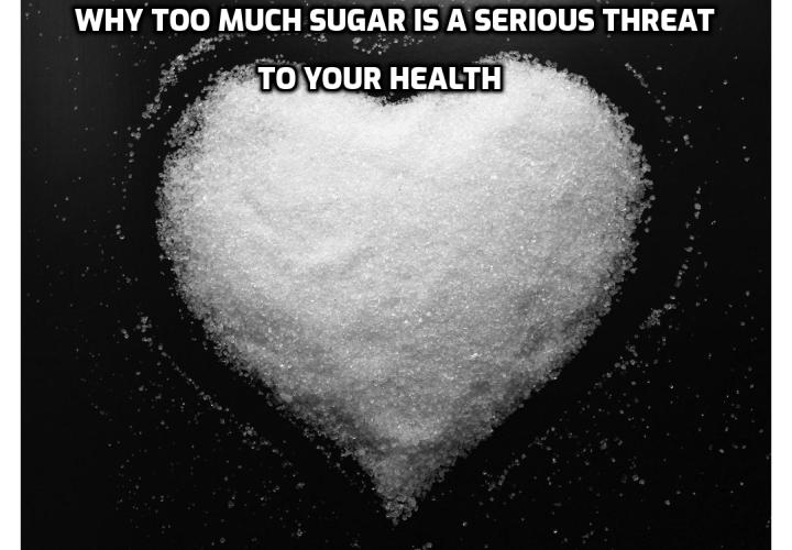 Why too much sugar is a serious threat to your health? Sugar provide the body with no vitamins, no minerals, and no antioxidants. Consuming too much added sugar increases heart disease risk factors such as obesity, high blood pressure and inflammation. High-sugar diets have been linked to an increased risk of dying from heart disease