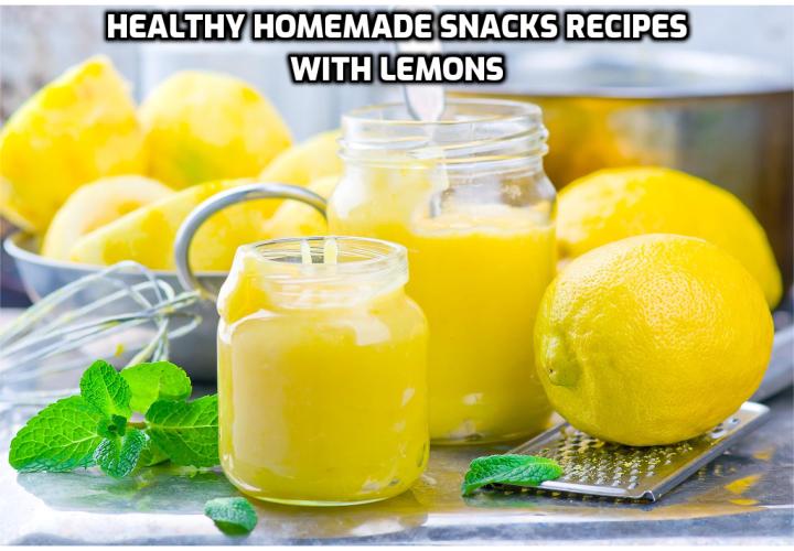 One whole lemon is only 12 to 20 calories, yet provides our bodies with nearly all of our daily vitamin C requirements. Vitamin C among other things, builds collagen in the body. Collagen is essential for smoothing out wrinkles and lines in the face. Here is how to create healthy homemade snacks with lemons.