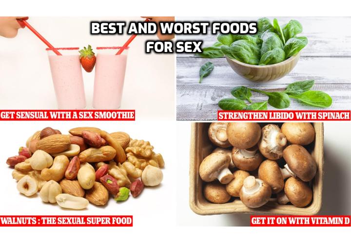 If you’re looking to create romance, there are some absolute nutrition “no-no’s” that can leave you gassy, bloated, or struggling to stay awake. On the other hand, choosing some of the following 11 foods will get your brain and body into the right mood, setting you up for a great night of amazing sex. Here is a quick sneak peak of the best and worst foods for sex.
