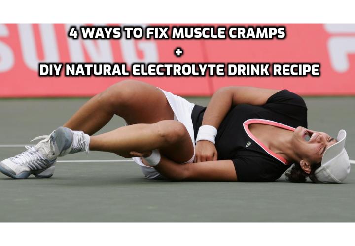 Plagued by sudden, random muscle cramps? Here’s some common causes of muscle cramps, and 4 ways to fix muscle cramp. Plus, get a tasty, easy drink recipe below to naturally replenish your electrolytes.